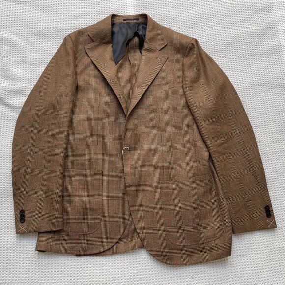 Spier Mackay Neapolitan Jacket - Abraham Moon Prince of Wales check - 44L - Picture 1 of 11